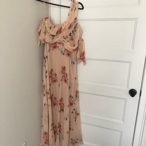 Asos One shoulder maxi dress